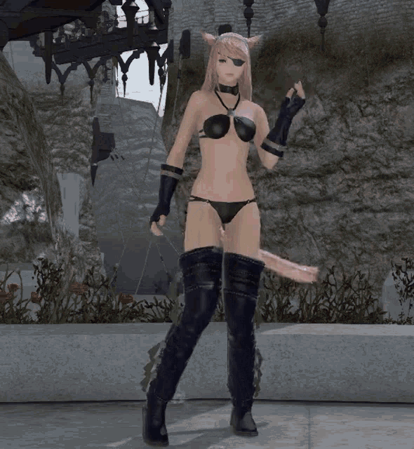 Bees Knees Miqote GIF - Bees Knees Miqote Ffxiv GIFs