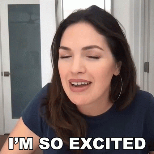 Im So Excited Sharzad Kiadeh GIF - Im So Excited Sharzad Kiadeh Im So Thrilled GIFs