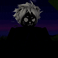 a shadow of a person with a cat face on their head