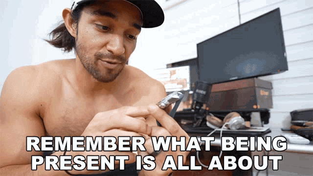Remember What Being Present Is All About Wil Dasovich GIF - Remember What Being Present Is All About Wil Dasovich There Is No Time Like The Present GIFs