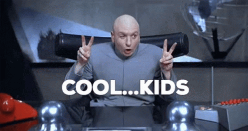 Cool Kids Dr Evil Air Quotes GIF