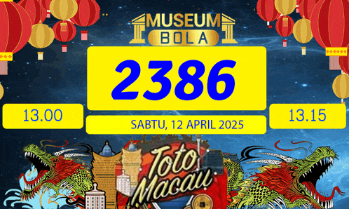 a poster for museum bola toto macau showing a dragon