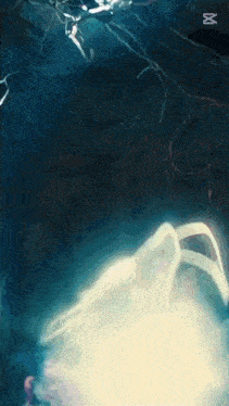 a painting of a ghost with a chinese symbol on it