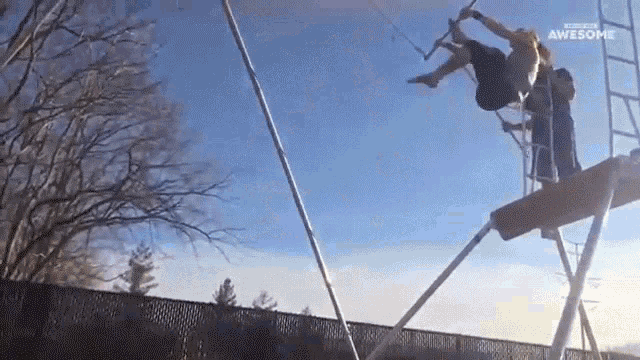 Trapeze Fail People Are Awesome GIF - Trapeze Fail People Are Awesome Swing Acrobatics GIFs
