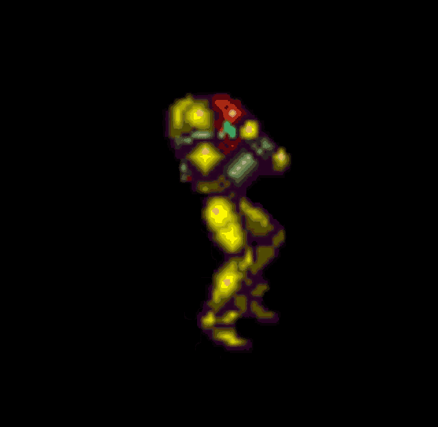 a pixel art drawing of a woman in a bikini