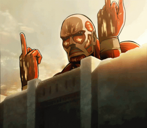 Attack On Titan Middle Finger GIF - Attack On Titan Middle Finger Funny GIFs