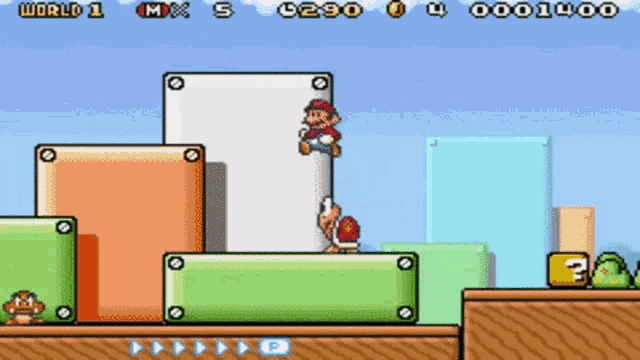 Gba Super Mario Advance GIF - Gba Super Mario Advance Super Mario Bros3 GIFs