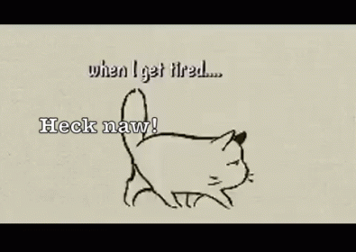 Test GIF - Heck Naw Cat Tired GIFs