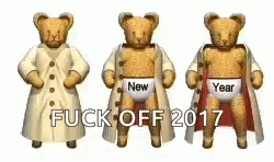 Happy New Year Fuck Off GIF - Happy New Year Fuck Off 2017 GIFs