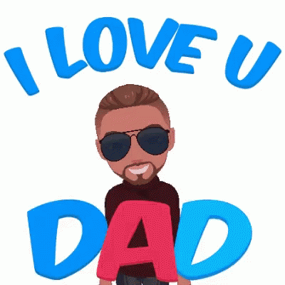 I Love U Dad Saquinon GIF - I Love U Dad Saquinon Lehie GIFs