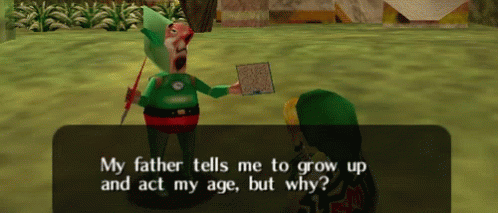 Zelda Grow Up GIF - Zelda Grow Up Link GIFs