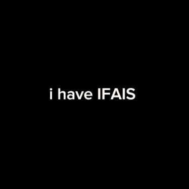 a blurred image with the words " i have ifais "