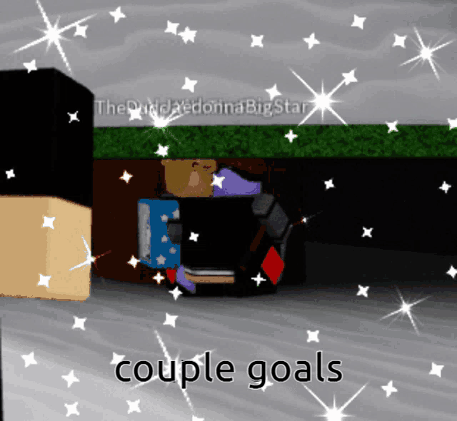 couple goals is written on the bottom of the screen