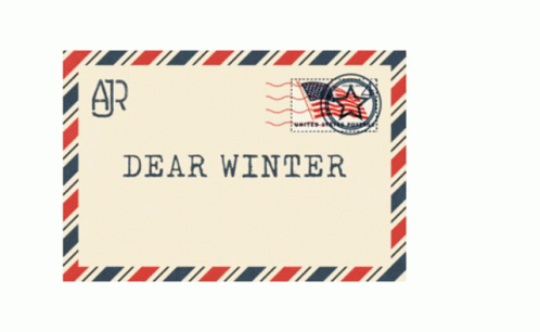 Ajr Dear Winter GIF - Ajr Dear Winter Letter GIFs