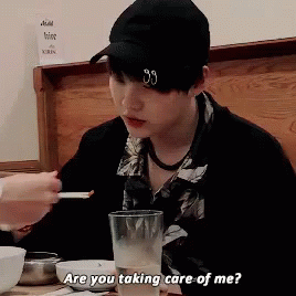 Are You Taking Care Of Me? GIF - Take Care Of Me Are You Taking Care Of Me Taehyung GIFs
