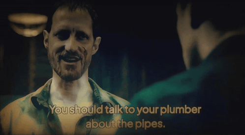 Supernatural You Should Talk To Your Plumber About The Pipes GIF - Supernatural You Should Talk To Your Plumber About The Pipes Alastair GIFs