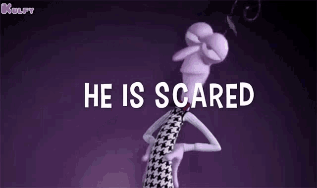 He Is Scared Scared GIF - He Is Scared Scared Fear GIFs