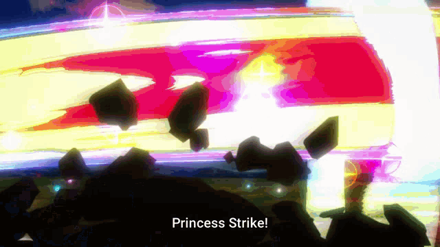 a princess strike is displayed in a video game