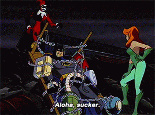 Batman Harley Quinn GIF - Batman Harley Quinn Poison Ivy GIFs
