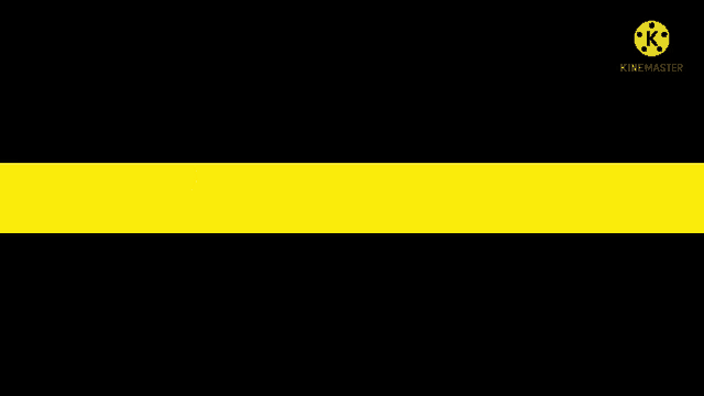 a yellow line on a black background with a crown on it