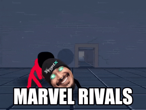 a cartoon of a man with wings and the words marvel rivals on the bottom