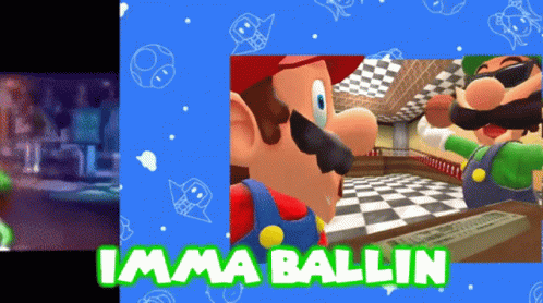 Smg4 Luigi GIF - Smg4 Luigi Imma Ballin GIFs