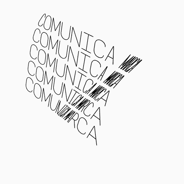 a black and white drawing of the word unica on a white background