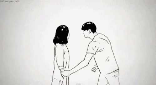Hug Couple GIF - Hug Couple Sketch Animation GIFs