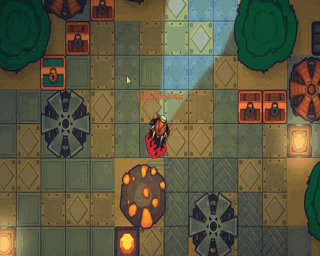 a screenshot of a video game shows a person standing in front of a rock that says tbd