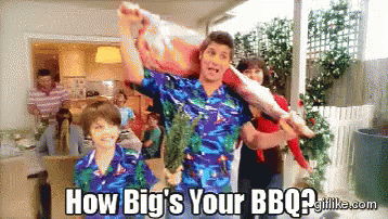 How Big'S Your Bbq - Bbq GIF - Bbq How Big Is Your Bbq Meat GIFs