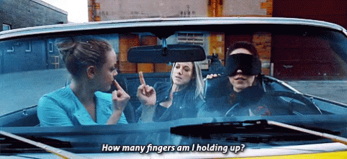 Lost Girl How Many Fingers Am I Holding Up GIF - Lost Girl How Many Fingers Am I Holding Up Zoie Palmer GIFs