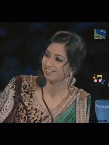 Indian Singer Shreya Ghoshal GIF - Indian Singer Shreya Ghoshal Smile GIFs