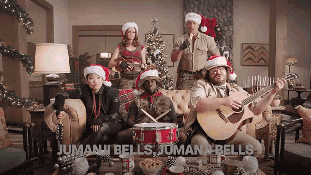 Jumanji Bells Dwayne Johnson GIF