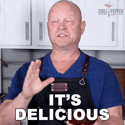 Its Delicious Michael Hultquist GIF - Its Delicious Michael Hultquist Chili Pepper Madness GIFs