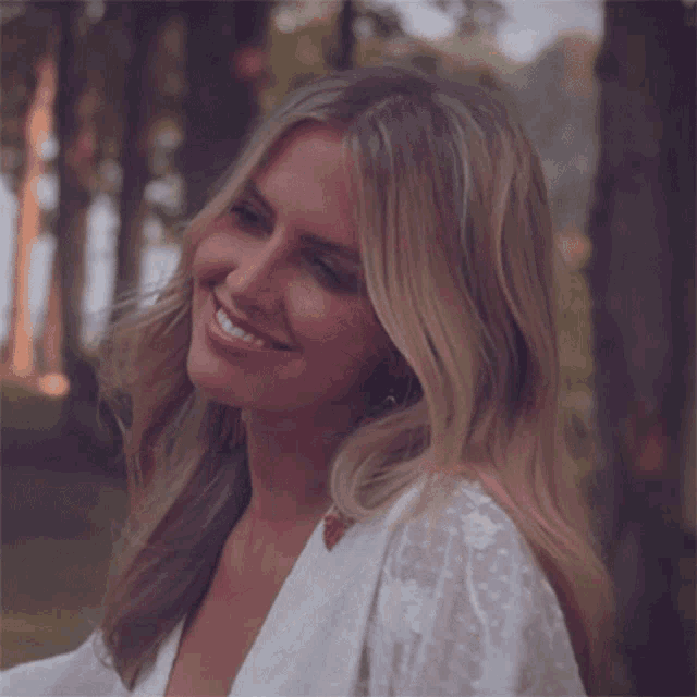 Smiling Catie Offerman GIF - Smiling Catie Offerman Happyland Trailer Park Song GIFs