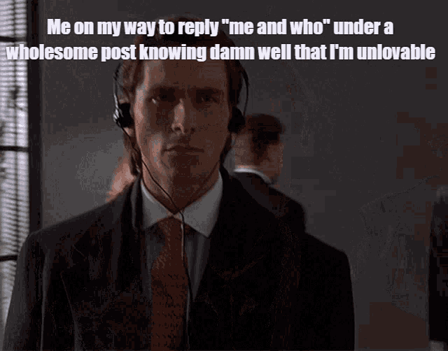 American Psycho On My Way GIF - American Psycho On My Way Me And Who GIFs