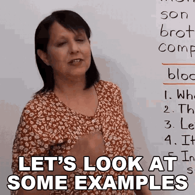 Lets Look At Some Examples Rebecca GIF - Lets Look At Some Examples Rebecca Engvid GIFs