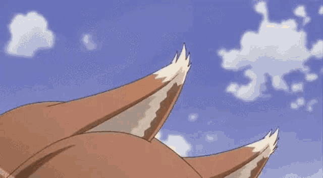 a close up of a person 's hair in a anime scene .