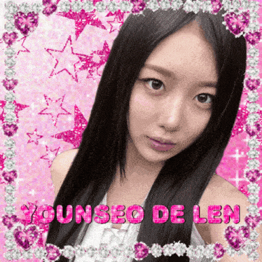 a picture of a woman with the name youngseo de len