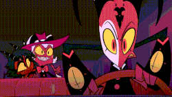 a group of cartoon characters standing next to each other in a room .