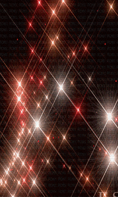a black background with red and white stars and the letter t on the bottom
