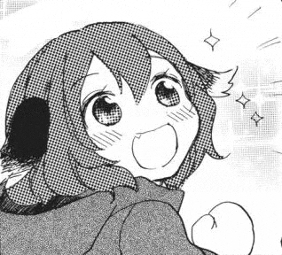 a black and white drawing of a girl with a dog 's head and ears .