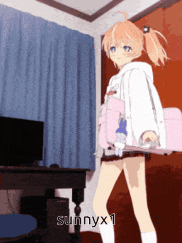 a picture of a girl with the name sunnyx1 at the bottom