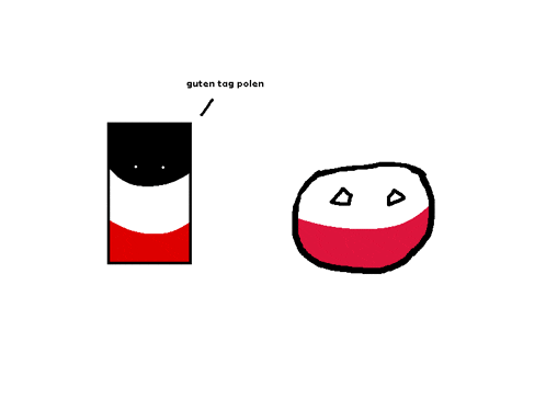 a drawing of a polen ball next to a black and white polen ball