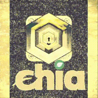 the word chia that is on a black and yellow background