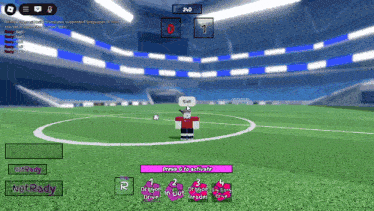 a soccer game is being played on a computer and the player is wearing a red shirt that says ball