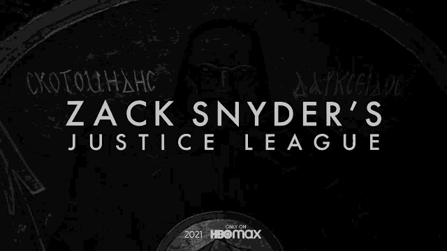 a poster for zack snyder 's justice league shows a man in a mask