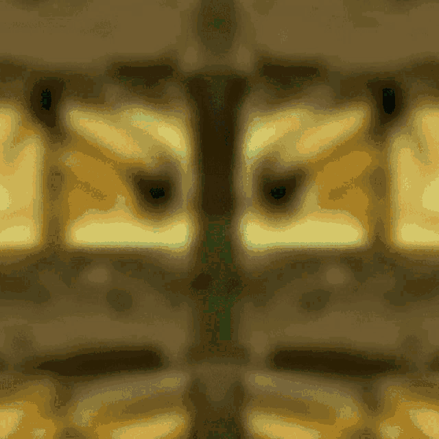 a blurred image of a person 's face with a few lines in the middle