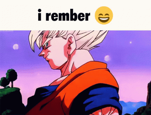 I Rember I Forgor GIF - I Rember I Forgor Goku GIFs