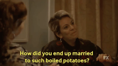 Married Spouse Wwdits Nadja Marriage Married Life Ball And Chain Boiled Potatoes GIF - Married Spouse Wwdits Nadja Marriage Married Life Ball And Chain Boiled Potatoes GIFs